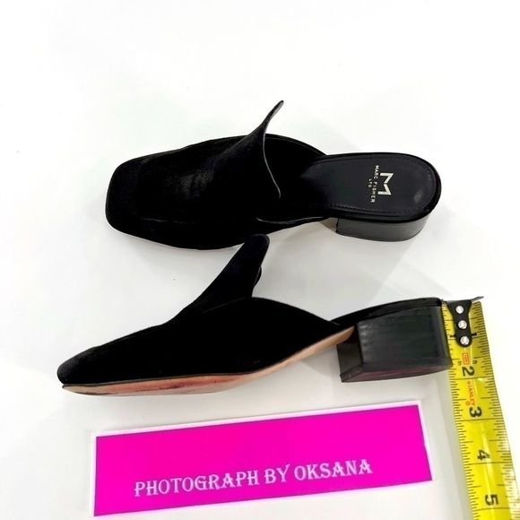 Marc Fisher  black suede slip-on mules size 6 M - Picture 7 of 11